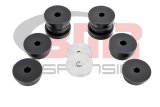 BMR 15-17 S550 Mustang Rear Cradle Bushing Kit (Delrin) - Black thumbnail 1