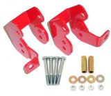BMR 82-02 3rd Gen F-Body Bolt-On Control Arm Relocation Brackets - Red thumbnail 1