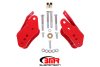 BMR 05-14 S197 Mustang Bolt-On Control Arm Relocation Brackets - Red thumbnail 3