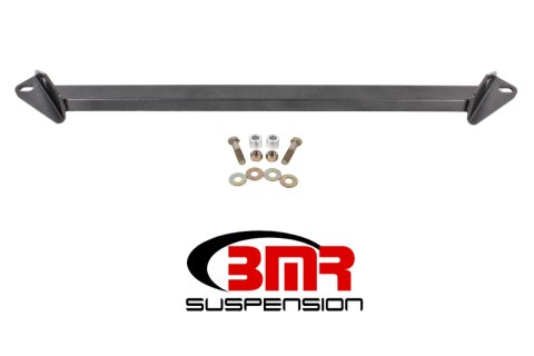BMR 15-17 S550 Mustang Front 2-Point Subframe Chassis Brace - Black Hammertone