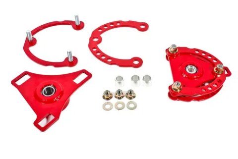 BMR 15-17 S550 Mustang Caster Camber Plates - Red thumbnail 2