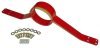 BMR 79-03 Fox Mustang Driveshaft Safety Loop - Red thumbnail 3