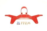 BMR 05-14 S197 Mustang Rear Tunnel Brace w/ Rear Driveshaft Safety Loop - Red thumbnail 1