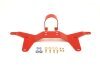 BMR 05-14 S197 Mustang Rear Tunnel Brace w/ Rear Driveshaft Safety Loop - Red thumbnail 3
