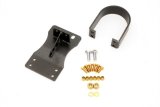 BMR 10-15 5th Gen Camaro V8 Automatic Front Driveshaft Safety Loop - Black Hammertone thumbnail 2