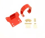 BMR 14-17 Chevy SS Auto Transmission Front Driveshaft Safety Loop - Red thumbnail 2