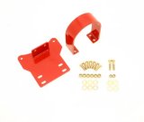 BMR 14-17 Chevy SS Auto Transmission Front Driveshaft Safety Loop - Red thumbnail 4