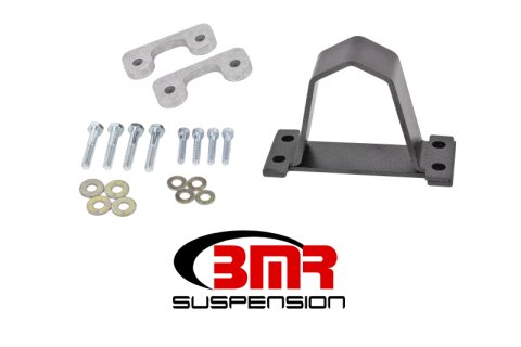 BMR 16-17 6th Gen Camaro Front Driveshaft Safety Loop - Black Hammertone thumbnail 1