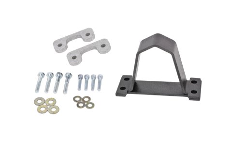BMR 16-17 6th Gen Camaro Front Driveshaft Safety Loop - Black Hammertone thumbnail 2