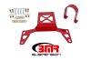 BMR 07-14 Shelby GT500 Front Driveshaft Safety Loop - Red thumbnail 3