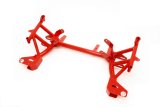 BMR 98-02 4th Gen F-Body K-Member w/ LS1 Motor Mounts and Pinto Rack Mounts - Red thumbnail 1