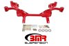 BMR 82-82 3rd Gen F-Body K-Member w/ No Motor Mounts and Pinto Rack Mounts - Red thumbnail 3