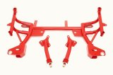 BMR 93-02 F-Body K-Member w/ Turbo SBC/BBC Motor Mounts and Pinto Mounts - Red thumbnail 1