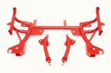 BMR 93-02 F-Body K-Member w/ Turbo SBC/BBC Motor Mounts and Pinto Mounts - Red thumbnail 2