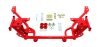 BMR 05-14 S197 Mustang K-Member w/ STD. Motor Mounts and STD. Rack Mounts - Red thumbnail 3