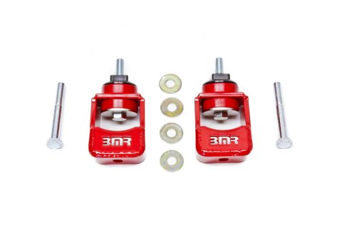 BMR 10-15 5th Gen Camaro Motor Mount Kit (Polyurethane) - Red (Spacers Not Included) thumbnail 1