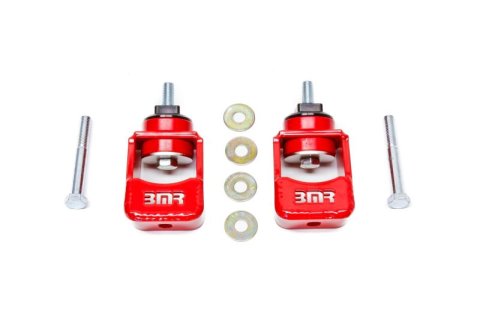 BMR 10-15 5th Gen Camaro Motor Mount Kit (Polyurethane) - Red (Spacers Not Included) thumbnail 2