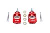 BMR 10-15 5th Gen Camaro Motor Mount Kit (Polyurethane) - Red (Spacers Not Included) thumbnail 3