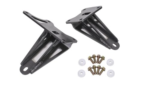 BMR 11-17 S197 Mustang Motor Mount Brackets - Black Hammertone thumbnail 3