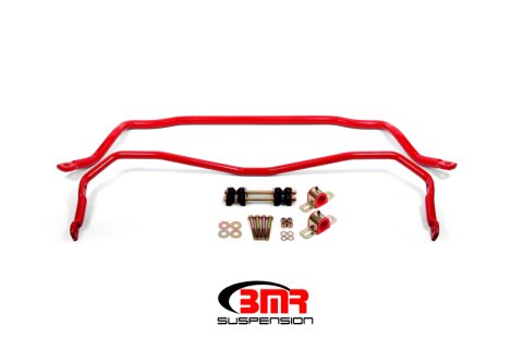 BMR 64-72 A-Body Front & Rear Sway Bar Kit w/ Bushings - Red thumbnail 1