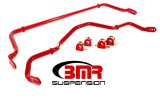 BMR 16-17 6th Gen Camaro Front & Rear Sway Bar Kit w/ Bushings - Red thumbnail 1