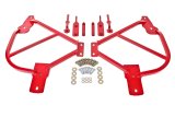 BMR 10-15 5th Gen Camaro Bolt-On Subframe Connectors - Red thumbnail 1