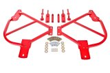 BMR 10-15 5th Gen Camaro Bolt-On Subframe Connectors - Red thumbnail 2
