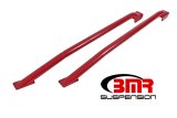 BMR 79-04 Fox Mustang Hardtop Only Weld-On Boxed STD. Subframe Connectors - Red thumbnail 1