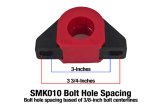 BMR Universal 1.375in Billet Aluminum Sway Bar Mount Mount (Polyurethane) - Black thumbnail 2