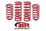 BMR 79-04 Fox Mustang Lowering Spring Kit (Set Of 4) - Red thumbnail 1