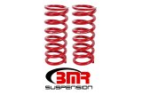 BMR 79-04 Fox Mustang Front Lowering Springs - Red thumbnail 1