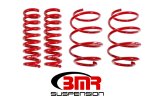 BMR 16-17 6th Gen Camaro V8 Performance Version Lowering Springs (Set Of 4) - Red thumbnail 1