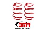 BMR 16-17 6th Gen Camaro V8 Front Performance Version Lowering Springs - Red thumbnail 1