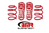 BMR 05-14 S197 Mustang GT Handling Version Lowering Springs (Set Of 4) - Red thumbnail 2