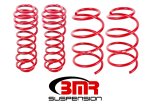 BMR 05-14 S197 Mustang GT Drag Version Lowering Springs (Set Of 4) - Red thumbnail 1