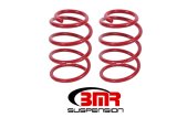 BMR 07-14 Shelby GT500 Front Performance Version Lowering Springs - Red thumbnail 2