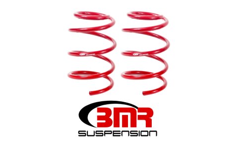 BMR 07-14 Shelby GT500 Front Handling Version Lowering Springs - Red