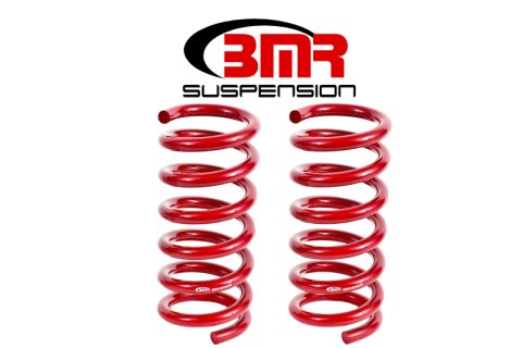 BMR 15-17 S550 Mustang Rear Performance Version Lowering Springs - Red thumbnail 4