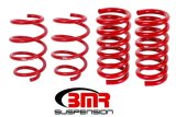 BMR 15-17 S550 Mustang Handling Version Lowering Springs (Set Of 4) - Red thumbnail 5