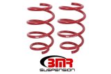 BMR 15-17 S550 Mustang Front Handling Version Lowering Springs - Red thumbnail 4
