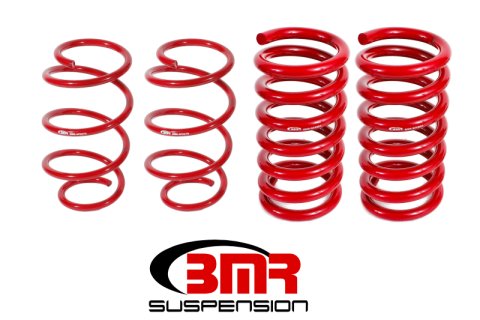 BMR 15-17 S550 Mustang Drag Version Lowering Springs (Set Of 4) - Red thumbnail 2