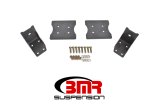BMR 79-04 Fox Mustang Lower Torque Box Reinforcement Plates - Black Hammertone thumbnail 1