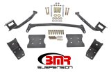 BMR 79-04 Fox Mustang Torque Box Reinforcement Plate Kit(TBR005H And TBR003H) - Black Hammertone thumbnail 1