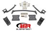 BMR 79-04 Fox Mustang Torque Box Reinforcement Plate Kit(TBR005H And TBR003H) - Black Hammertone thumbnail 3