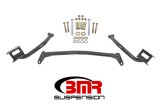 BMR 79-04 Fox Mustang Tubular Style Upper Torque Box Reinforcement Plates - Black Hammertone thumbnail 1