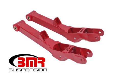 BMR 10-15 5th Gen Camaro Non-Adj. Rear Lower Control Arms (Polyurethane) - Red thumbnail 1