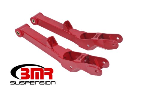 BMR 10-15 5th Gen Camaro Non-Adj. Rear Lower Control Arms (Polyurethane) - Red thumbnail 2