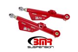 BMR 79-98 Fox Mustang On-Car Adj. Lower Control Arms / Rod End Combo (Polyurethane) - Red thumbnail 1