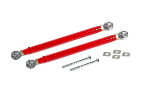 BMR 16-17 6th Gen Camaro Rear Double Adj. Rod Ends Toe Rods - Red thumbnail 4