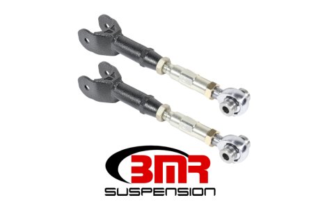 BMR 16-17 6th Gen Camaro Upper Trailing Arms w/ On-Car Adj. Rod Ends - Black Hammertone thumbnail 1